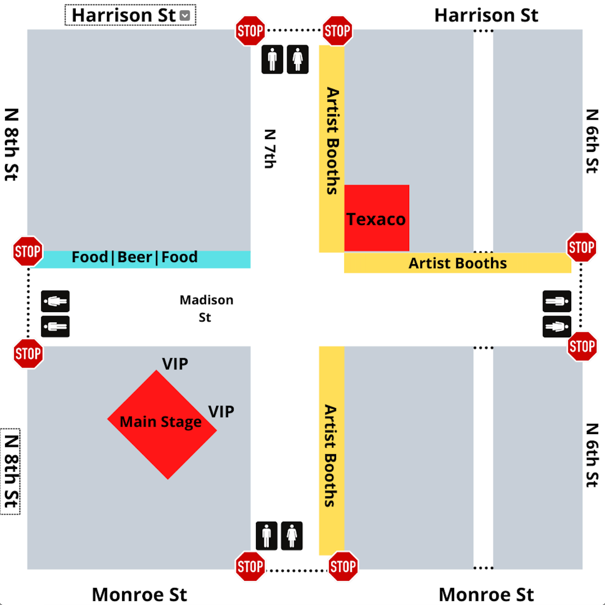Lowertown Festival Map.png
